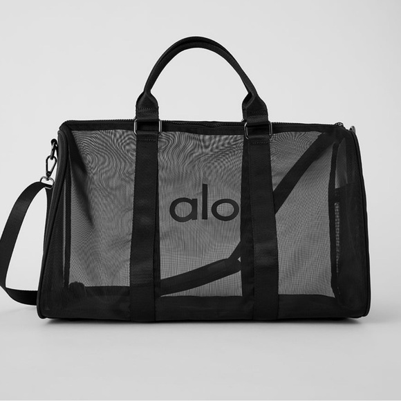 ALO Yoga Handbags - NWT- Alo Sheer Black Duffle